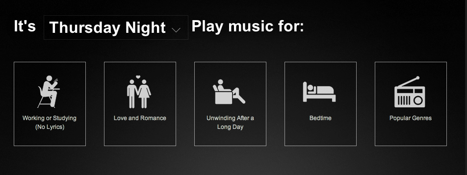 songza thur night